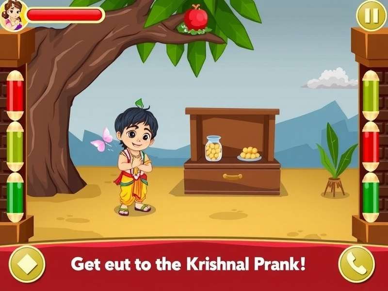 Krishna S Childhood Pranks Game Screenshot